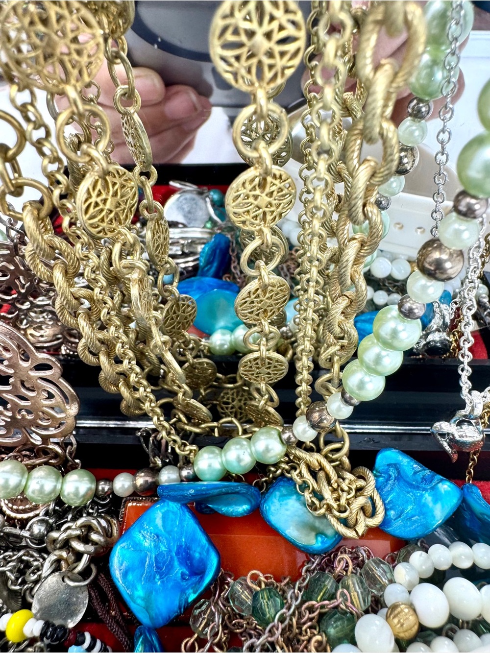 Jewelry Box Bundle with Mixed Women's Costume Jewelry - Picture 8 of 13